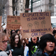 Student protesters march in the Worldwide Youth Climate Strike in NYC in March 2019.